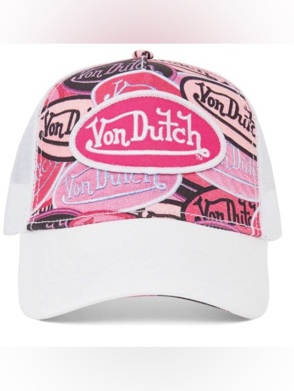 Von Dutch Pink Billboard Trucker Hat. New with tags!